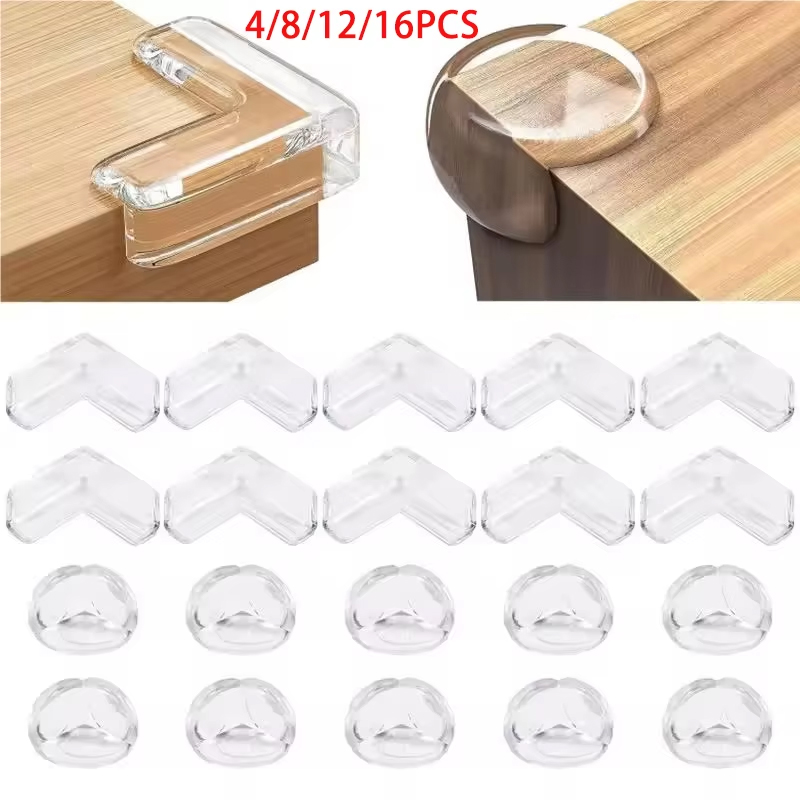 Outlet Cover Baby - Babyveiligheid Siliconen tafelhoekbeschermer Meubelrandbeschermingshoes Transparant Kinderen