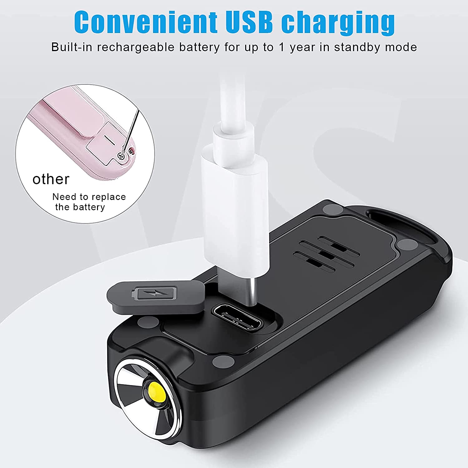 Personal Alarm Keychain - SQPP-Safe Persoonlijk Alarm Touw Alarm Mini