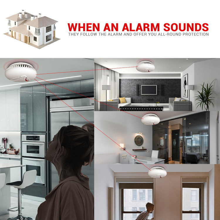 Australië, Europa, draadloze o - Smoke Detector Interconnected recensie en prijs