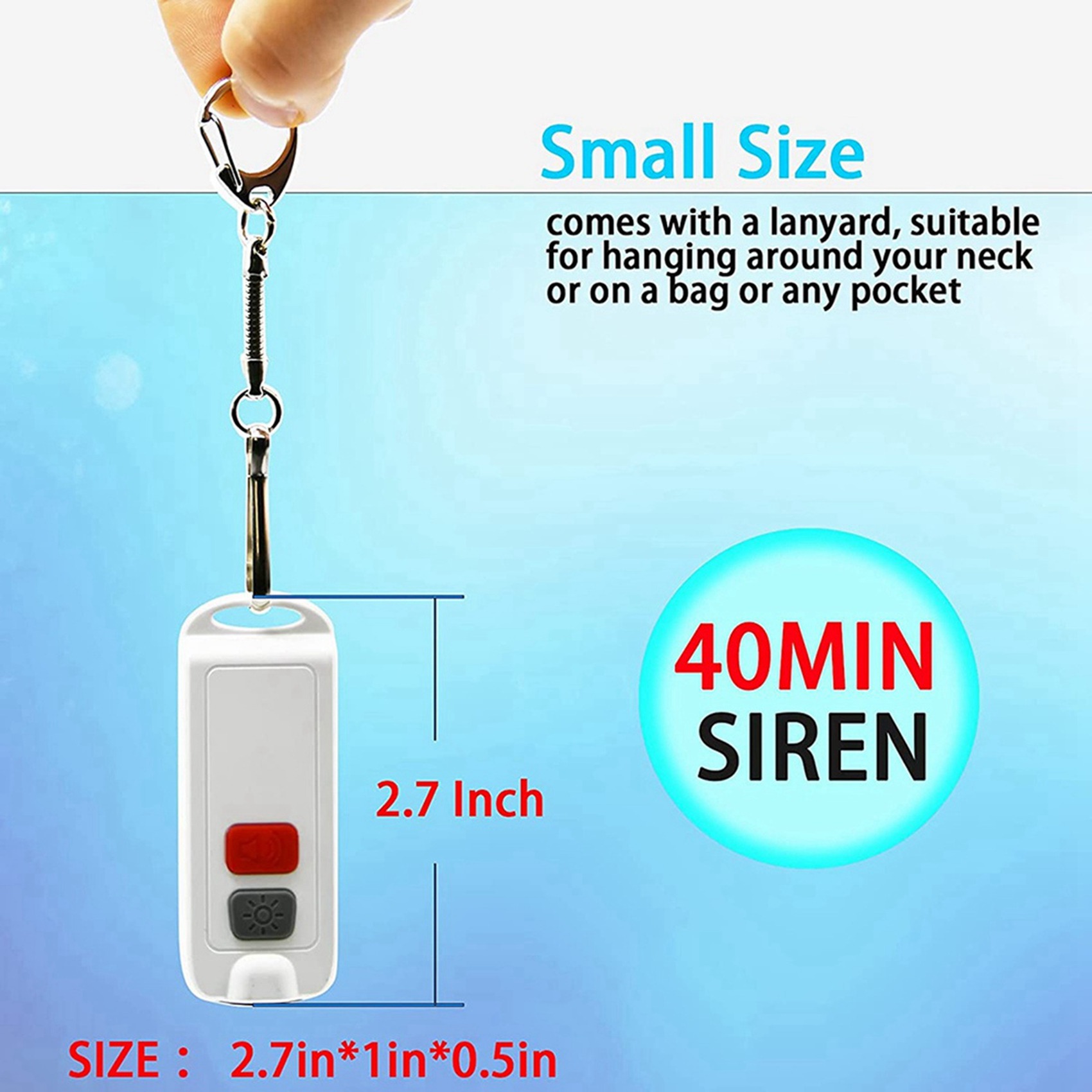 FULL-2X Persoonlijk Alarm, Vei - Personal Alarm Keychain recensie en prijs