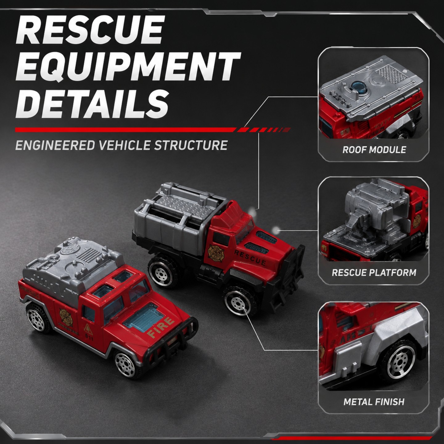 1:64 Legering+Plastic Brandwee - Fire Escape Ladder recensie en prijs