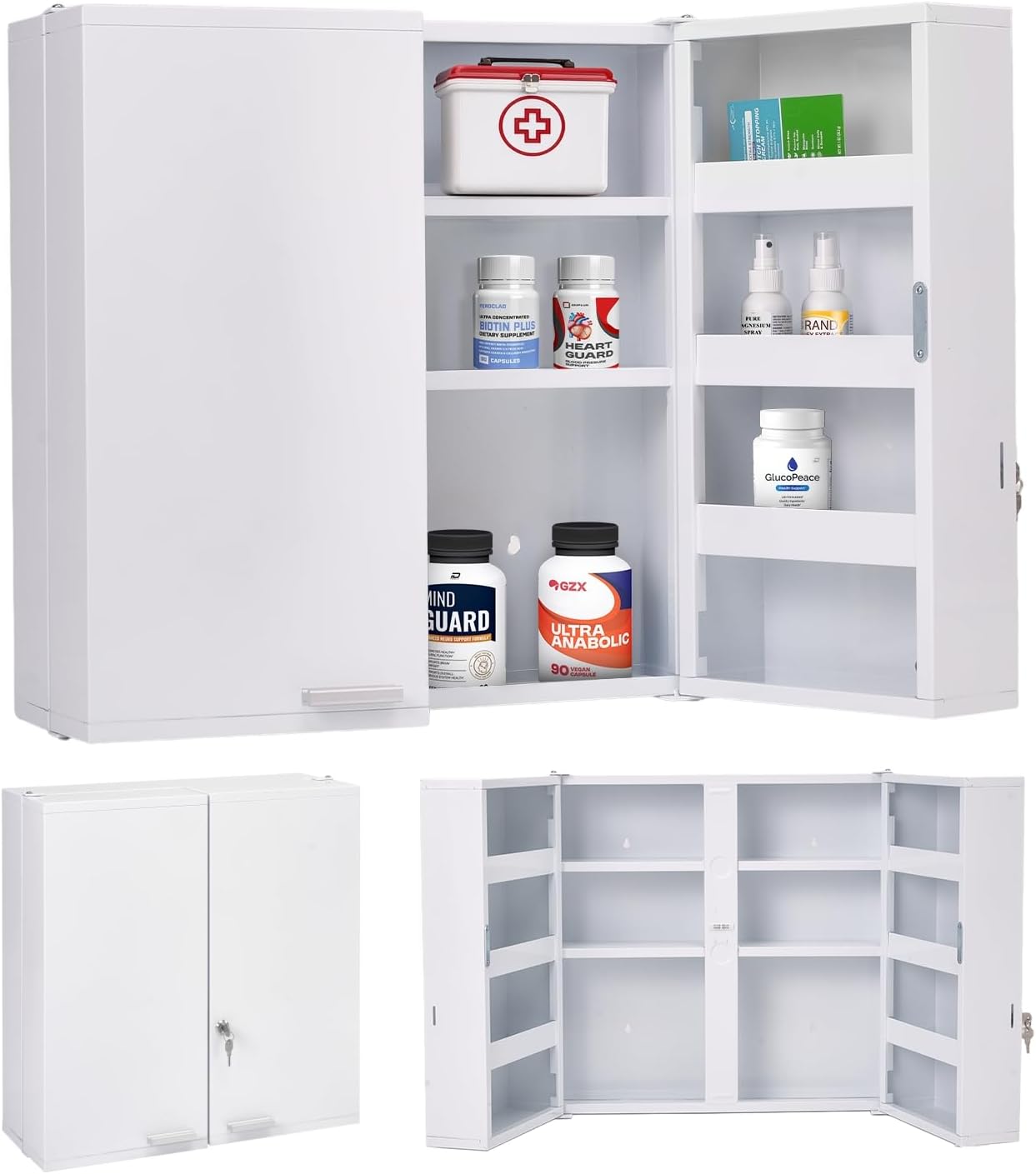 Grote medicijnkast met slot, 1 - Medicine Cabinet Lock recensie en prijs