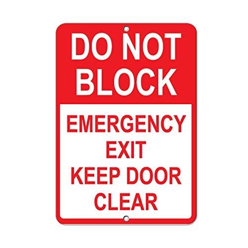 Vincenicy Metalen Bord Geweldi - Emergency Exit Sign recensie en prijs